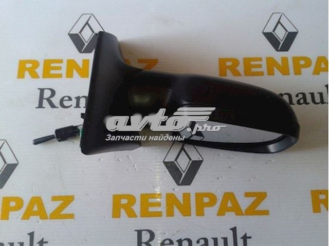 Правое боковое зеркало 7701054686 Renault (RVI)