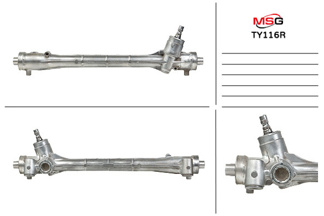 Купить TY116R MSG Rebuilding Рулевая рейка