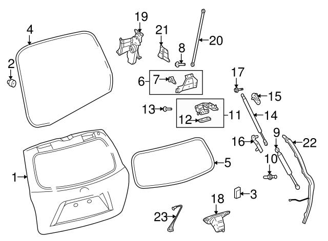 Амортизатор задней двери Toyota 6895049375 цена, от 63.34 USD