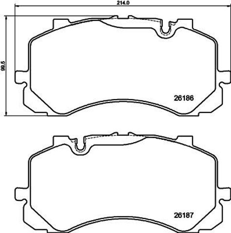 4M0698151AE Bentley Колодки передние