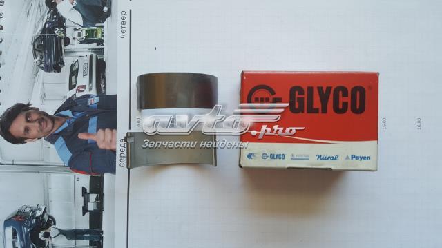 713876050 Glyco Вкладыши коленвала шатунные комплект 2-й ремонт