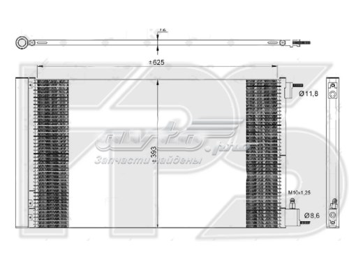 Радиатор кондиционера FPS FP52K334