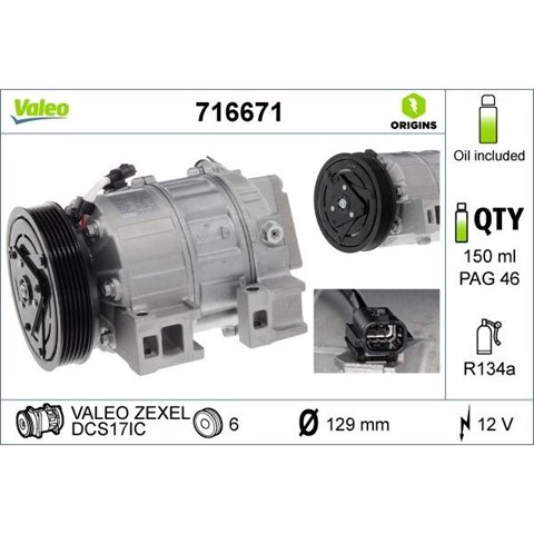 92600ET82A REMA-PARTS compressor de aparelho de ar condicionado