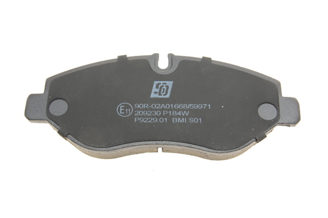 Передние тормозные колодки 209230 Solgy
