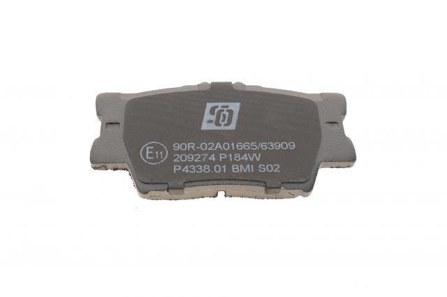 Задние тормозные колодки 209274 Solgy
