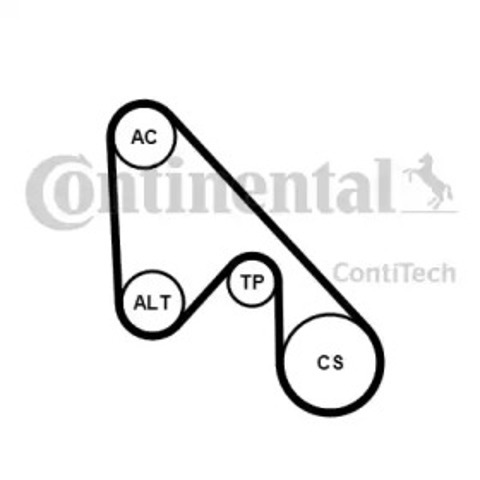 Ремень агрегатов приводной, комплект Continental/Siemens 5PK1145K1 цена, от 45.34 USD