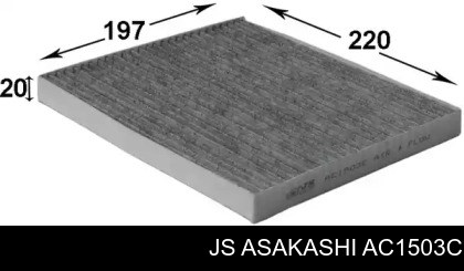 Купить AC1503C JS Asakashi Фильтр салона угольный