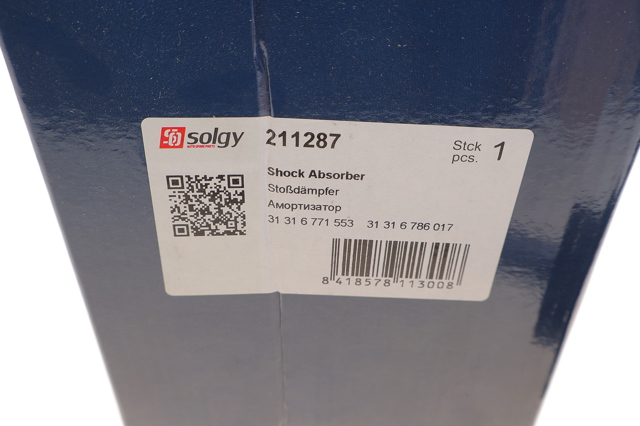 Амортизатор передний левый 211287 Solgy