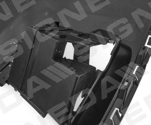 Бампер передний, правая часть Signeda PAD04062PBR