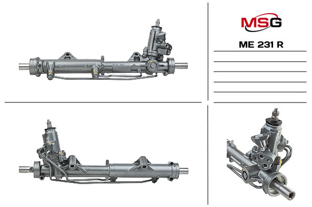 Реечный рулевой механизм MSG Rebuilding ME231R цена, от 236.02 USD
