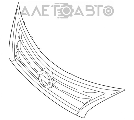 Облицовка радиатора FPS FP5048990 цена, от 65.44 USD