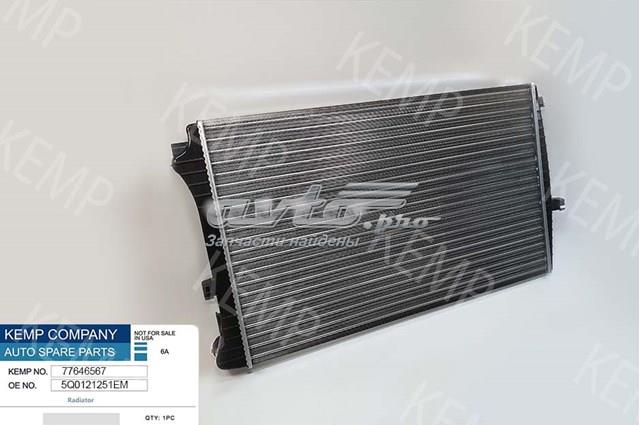 Радиатор охлаждения двигателя Kemp 77646567 цена, от 64.33 USD