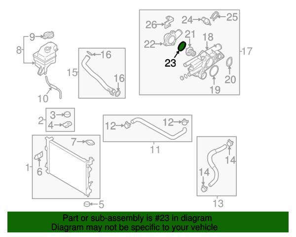 Compre Vedante de termostato KIA Sportage 2