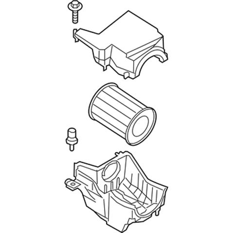 Корпус воздушного фильтра CV6Z9600E Ford