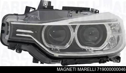 Левая фара LPO472 Magneti Marelli
