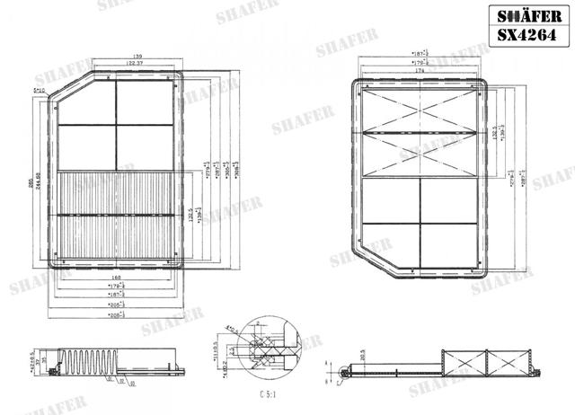 Купить SX4264 Shafer Автомобильный фильтр воздуха