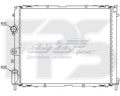 FP 56 A394 FPS radiador de esfriamento de motor