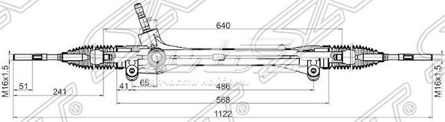 рейка рульова ST4551048040 рейка рульова ST4551048040