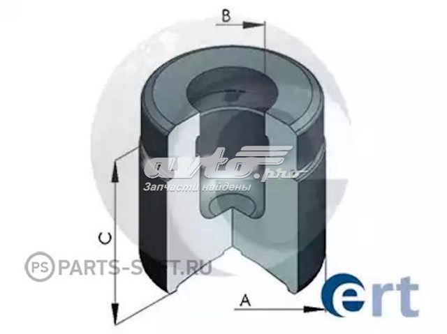 Поршень суппорта тормозного заднего 151090C ERT