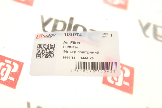 Купить 103074 Solgy Автомобильный фильтр воздуха