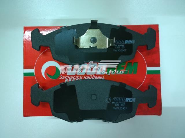 RM1160 Goodrem Sapatas do freio dianteiras de disco