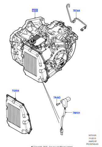 Коробка передач автомат Land Rover LR024712 цена, от 31.67 USD