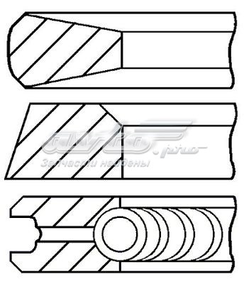 Кольца поршневые STD на 1 цилиндр Goetze 0832630000 цена, от 15.48 USD