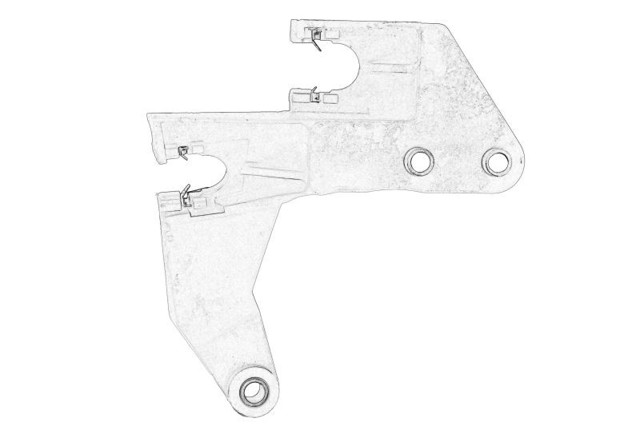 Consola de fixação de cabos da Caixa de Mudança para Peugeot 307 (3B)