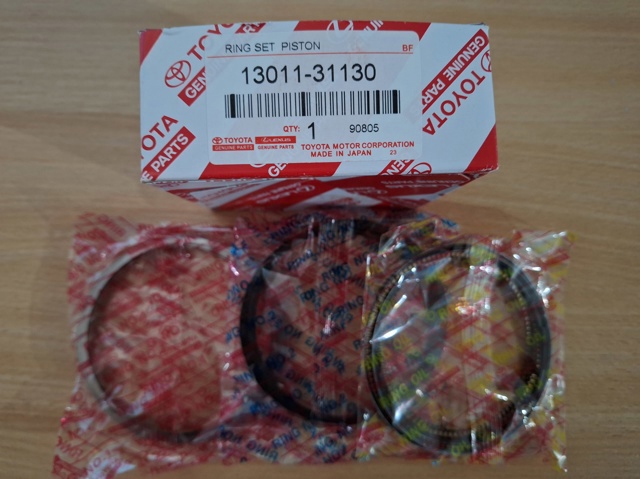 Кольца поршневые комплект, STD Toyota 1301131150