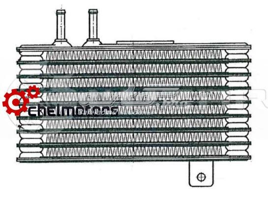 Радиатор охлаждения АКПП LOC1197 Luzar