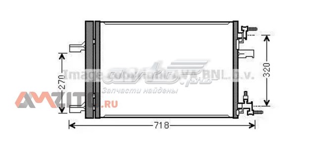 OLA5500D AVA radiador de aparelho de ar condicionado