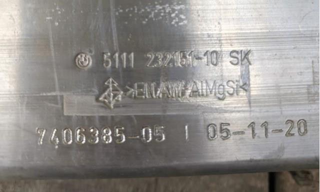 Купить 51117406385 BMW Кронштейн усилителя переднего бампера