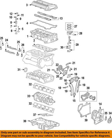 4807852 General Motors Поршень двигателя без колец