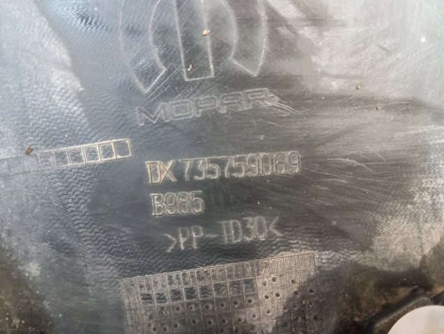 Молдинг передней арки колеса, правый Fiat/Alfa/Lancia 735759145 цена, от 81.28 USD