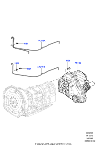 Раздаточная коробка Land Rover CPLA7K780BA