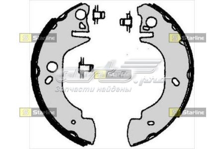 Тормоза рабочие задние ножные и тормозные барабаны Starline BC06760 цена, от 25.18 USD