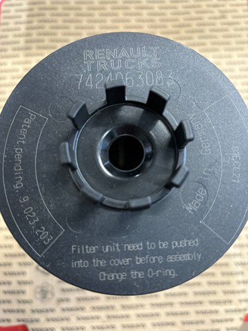 Фильтр очистки масла центробежный Renault (RVI) 7424063073 цена, от 56.23 USD