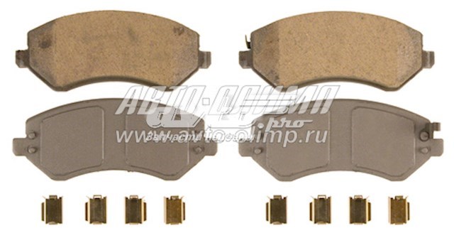 Колодки тормозные передние дисковые WAGNER QC856