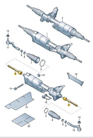 Compre 4M0423810C VAG Tração de direção