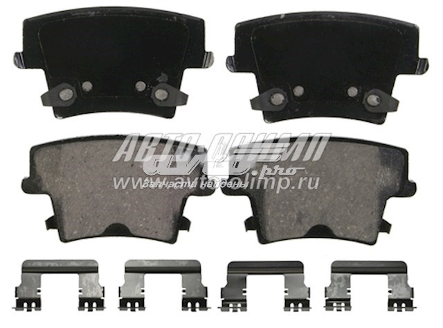 Колодки тормозные задние дисковые WAGNER ZD1057