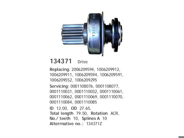Купить Ремкомплект стартера Вольво 340-360  343, 345