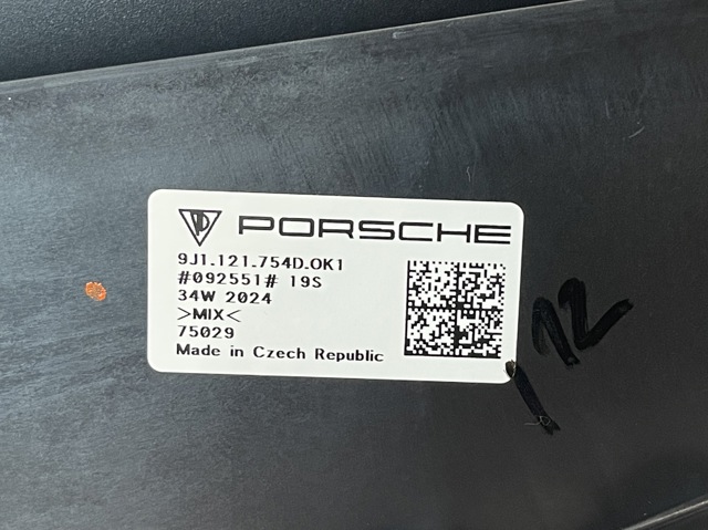 9J1121754DOK1 Porsche Жалюзи радиатора