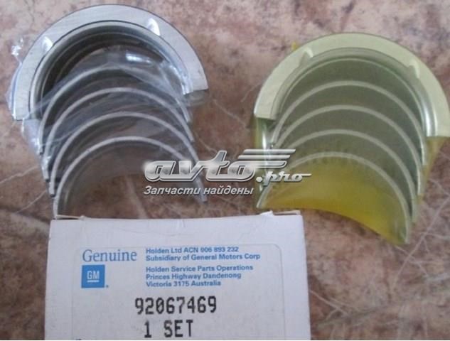 92067469 Peugeot/Citroen folhas inseridas principais de cambota, kit, 1ª reparação ( + 0,25)