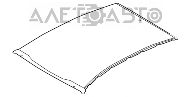 67111D5000 Hyundai/Kia Крыша кабины в сборе