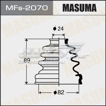 Пыльник ШРУСа передней полуоси внутренний Masuma MFS2070