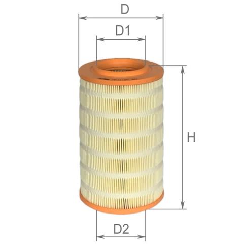 AF0126 Alpha Filter Воздушный фильтр двигателя
