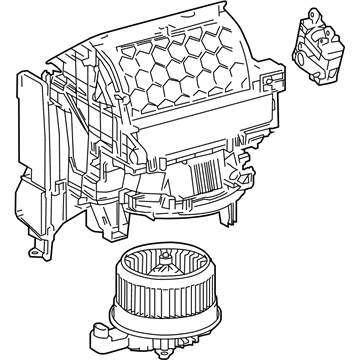 Корпус вентилятора печки 8713078030 Toyota