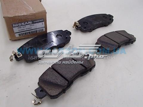 D10603TA0A Nissan колодки передние