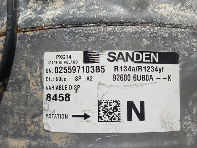 Насос кондиционера Nissan/Infiniti 926006UB0A