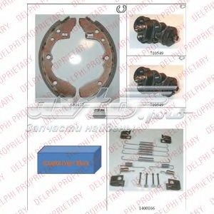Колодки тормозные задние барабанные DELPHI 861